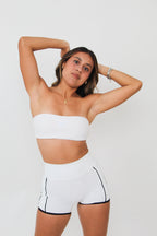 CrossBack Strapless Top